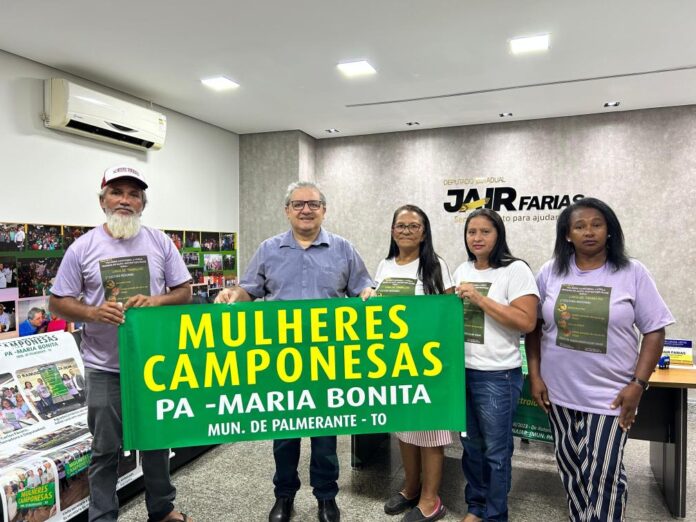 Deputado Jair Farias Recebe Representantes do Projeto Mulheres Camponesas de Palmeirante Geovana Farias / HD